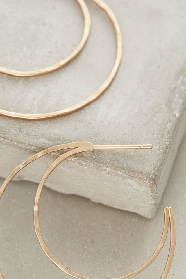 Curved Crescent Hoops #1