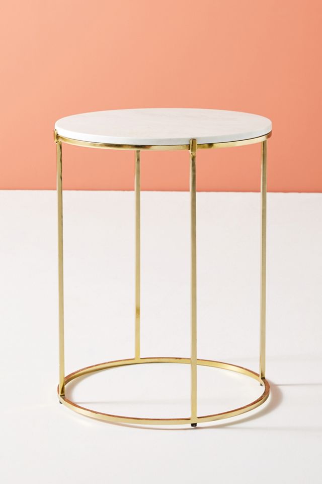 Leavenworth Marble Side Table #1