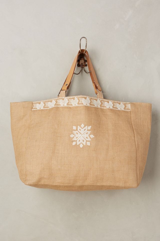 Leila Embroidered Tote #1
