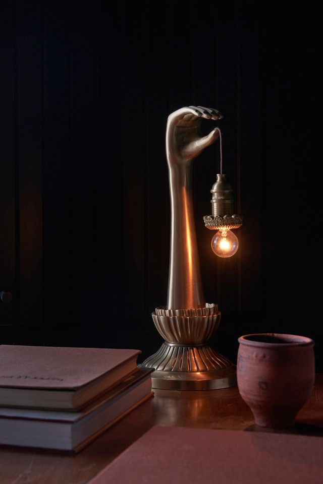 Anthropologie hand store lamp