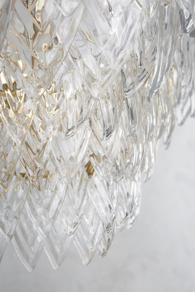 Glass Frond Chandelier  #3