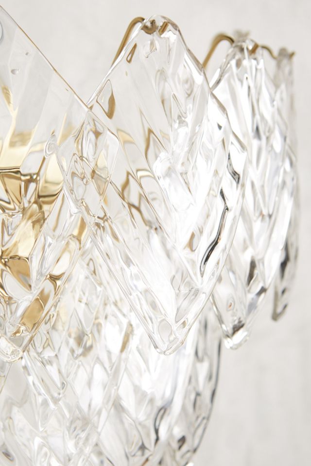 Glass Frond Sconce #2