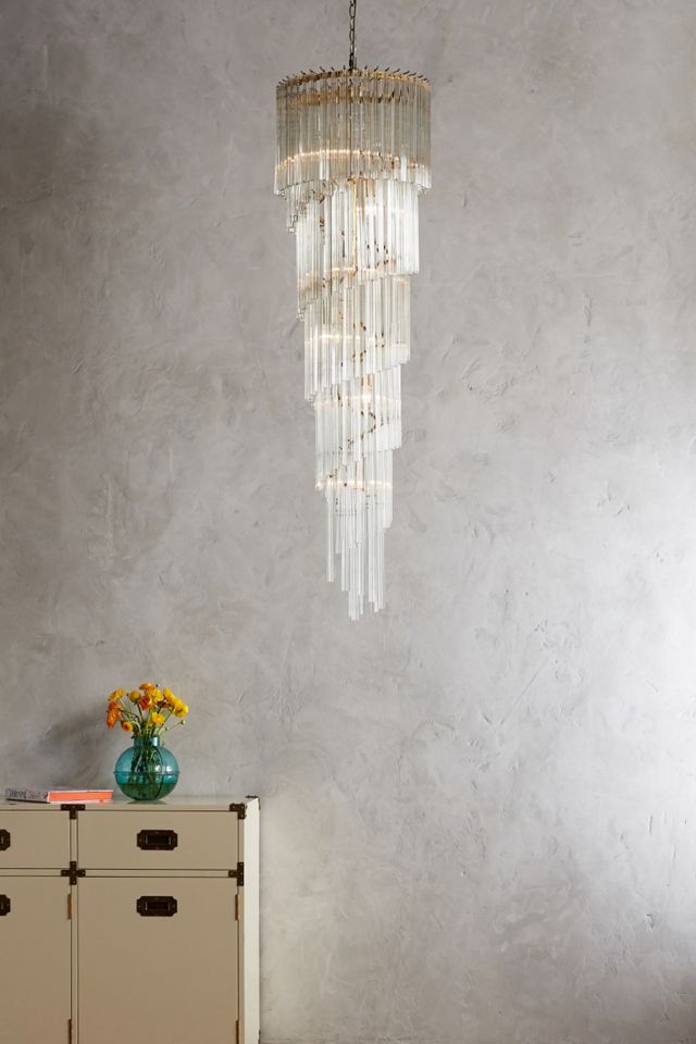 Spiral Fringe Chandelier #1