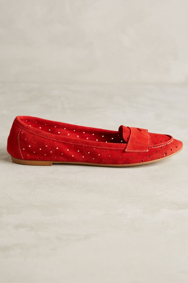 Ballerina Velours Suede Loafers #1
