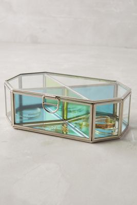 Prismatic Glass Jewelry Box