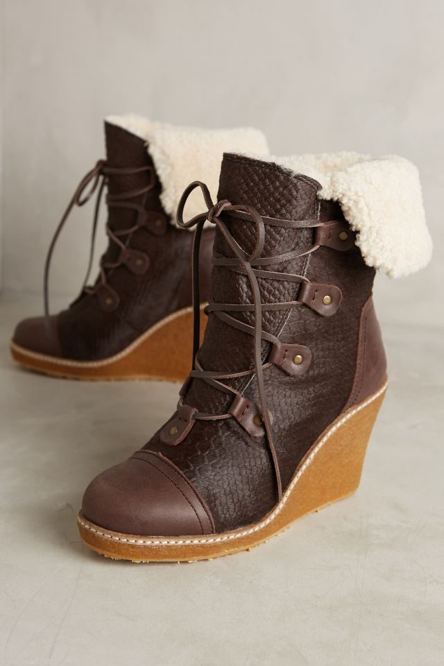 Australia Luxe Collective Mona Shearling Boots Anthropologie