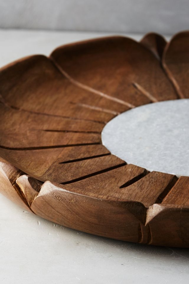 Marble Garden Serving Platter #2