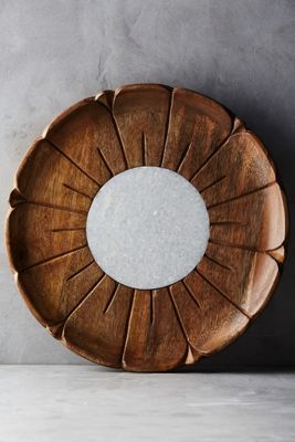 Marble Garden Serving Platter
