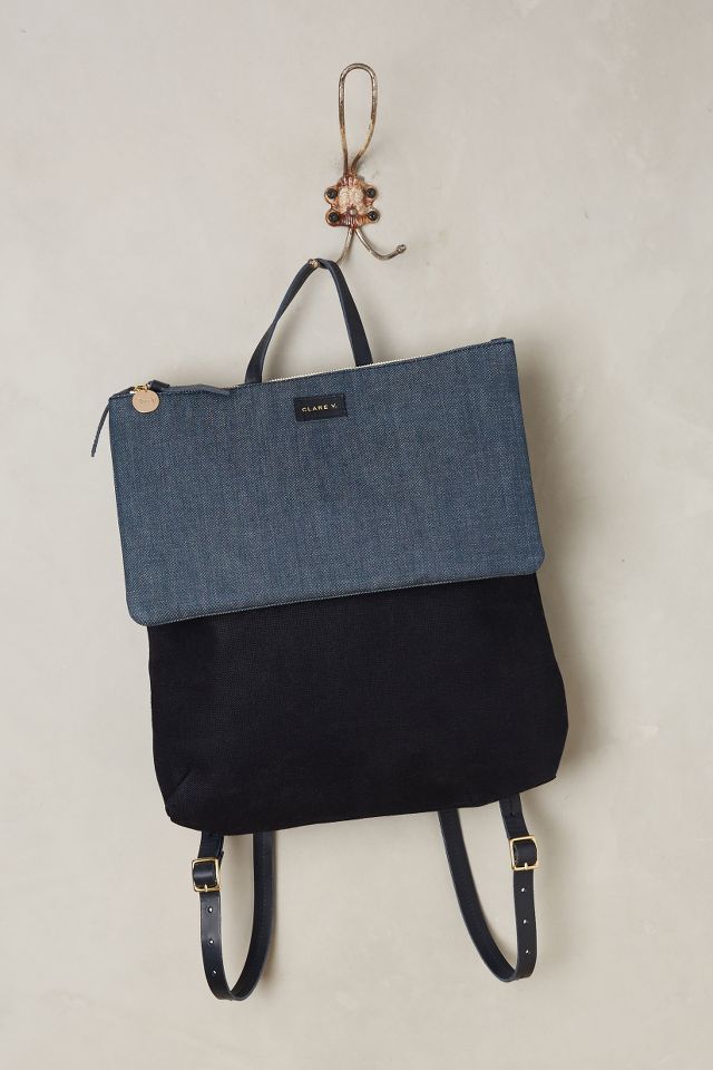 Clare V. Agnes Backpack in Black