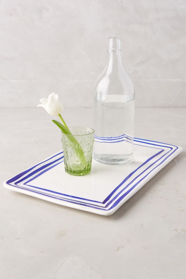 Prussian Stripe Tray