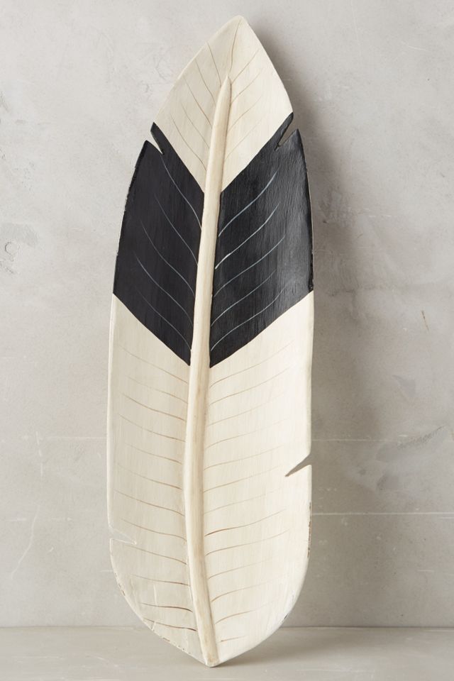 Carved Feather Tray #1
