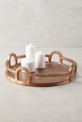 Copper-Handled Tray