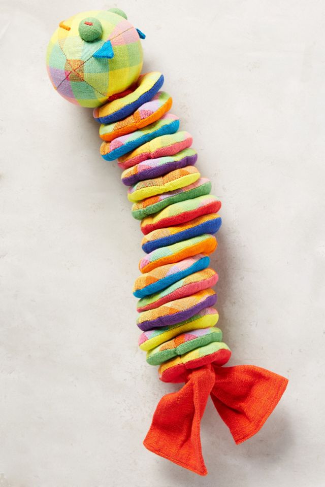 Checkered Rainbow Stuffed Animal #1