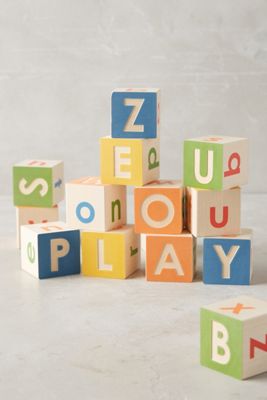 Alphabet Tumble Blocks