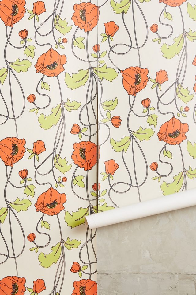 Draping Poppies Wallpaper #1