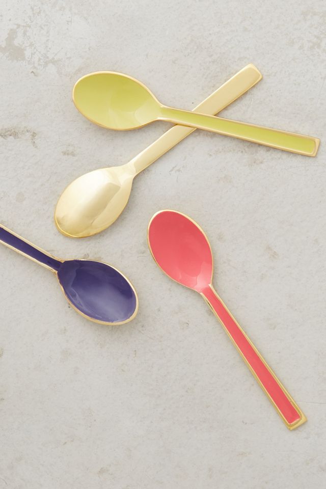 Brass-Trimmed Ice Cream Spoons #1