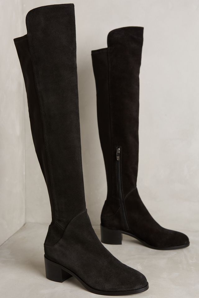 Via spiga black suede on sale booties