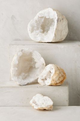 Calcite Geode Pair