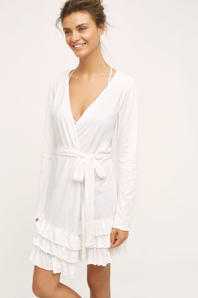 Ruffled Luise Robe | Anthropologie