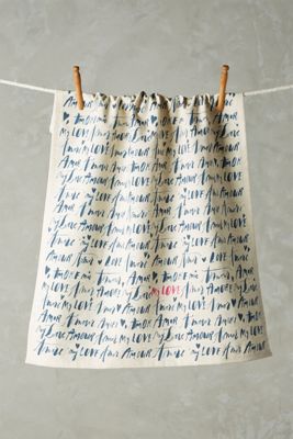 Language Of Love Dishtowel