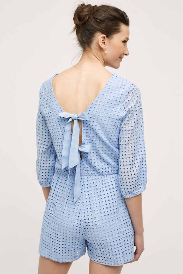 Usoa Eyelet Romper #1