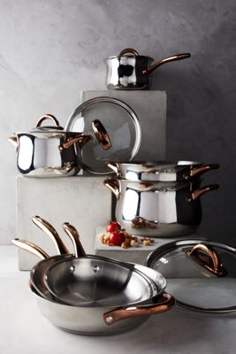 BergHOFF Copper-Handled Cookware Set