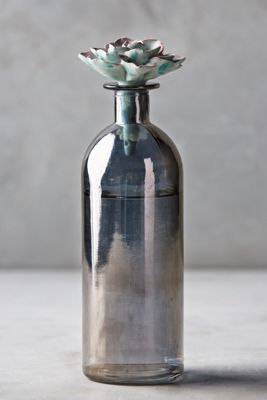 Succulent-Topped Bottle