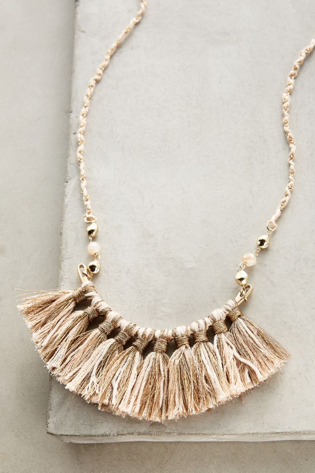 Ombre Fringe Necklace #1