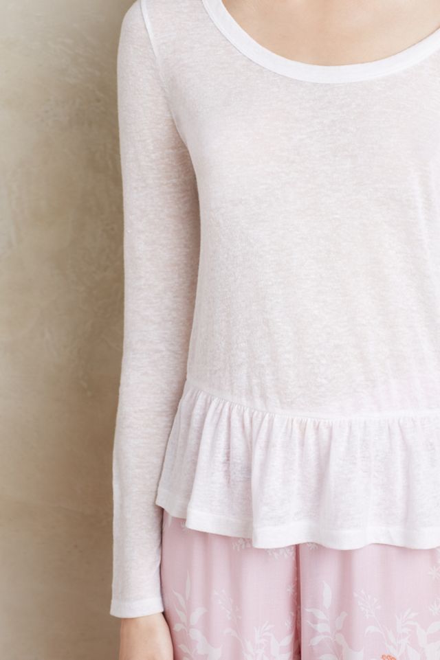 Ruffled Peplum Tee #3