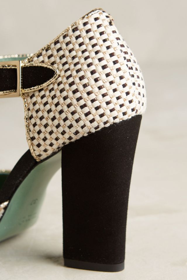 Paola d'Arcano Nero T-Strap Heels #4