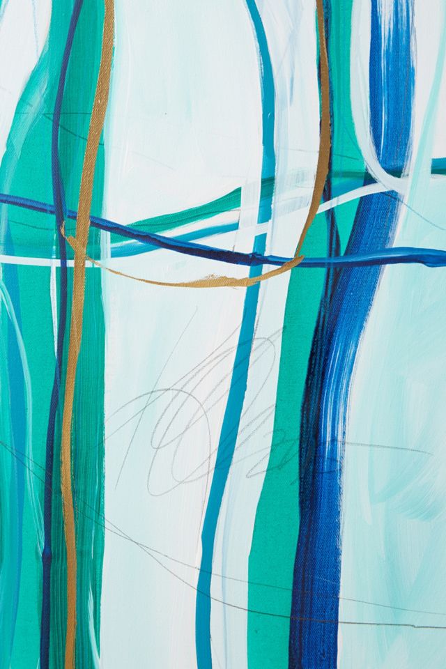 Landscape Ribbons Wall Art #1