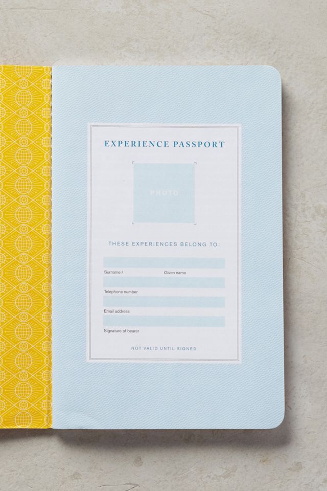 Experience Passport Journal #1