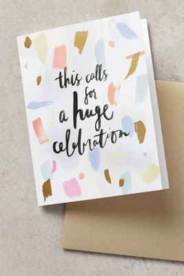 Calls For Celebration Card