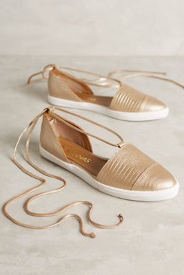 Kaanas St. Maarten Ankle-Wrap Flats