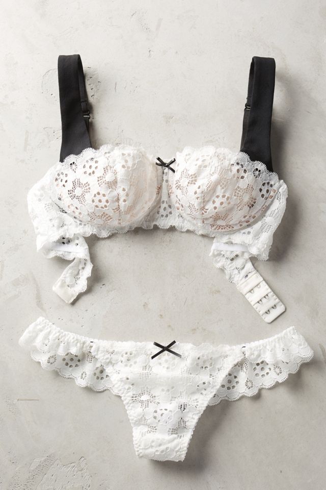 Fleur du Mal Crochet Balconette Bra #2