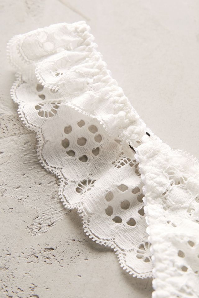 Fleur du Mal Crochet Lace Thong #4