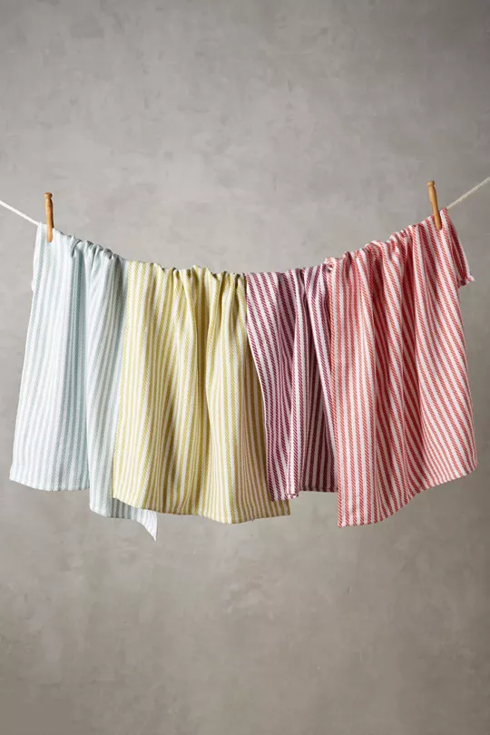 Baker Stripe Dish Towels, Set of 4