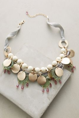 Meadow Pebble Bib Necklace