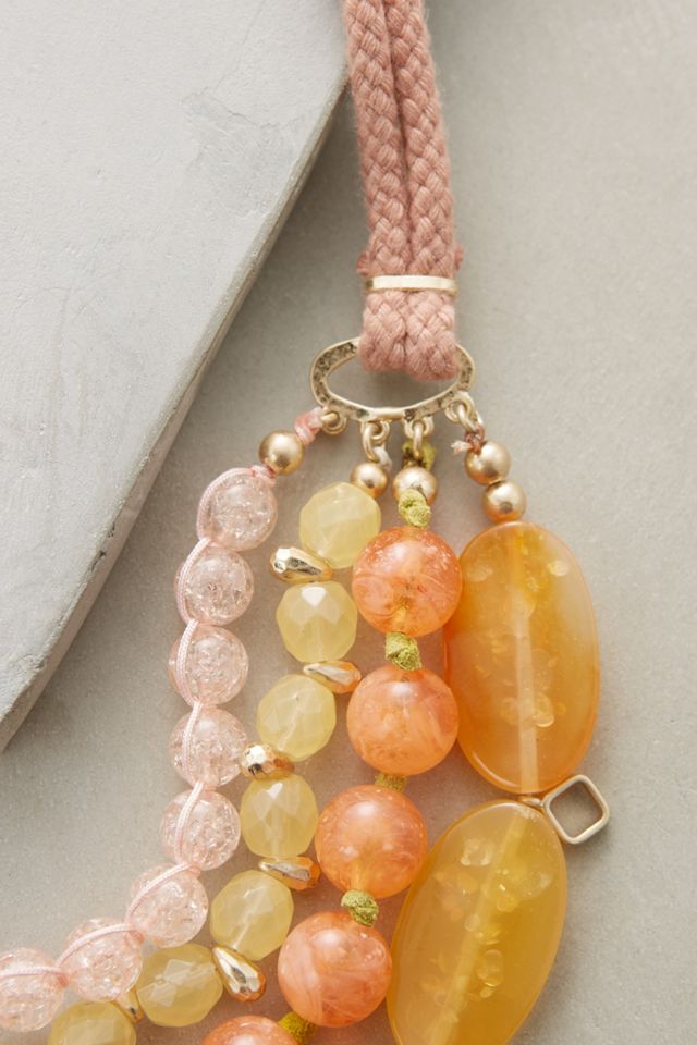 Nectarine Tiered Bib Necklace #1