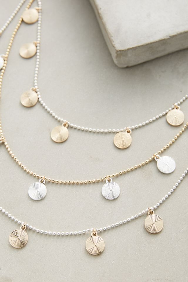Bezant Layer Necklace #1