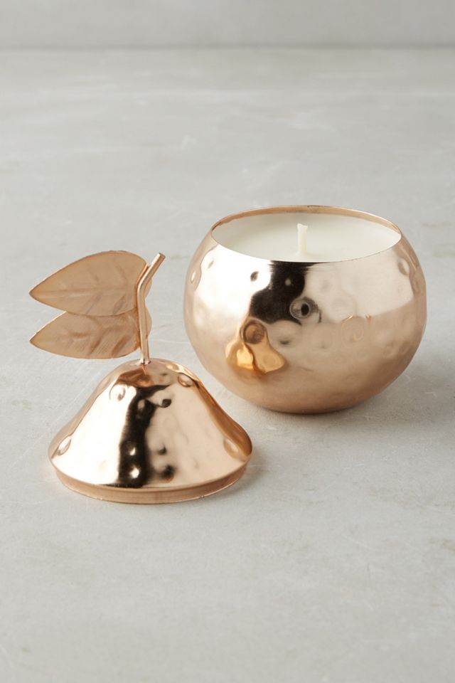 Golden Fruit Candle #1