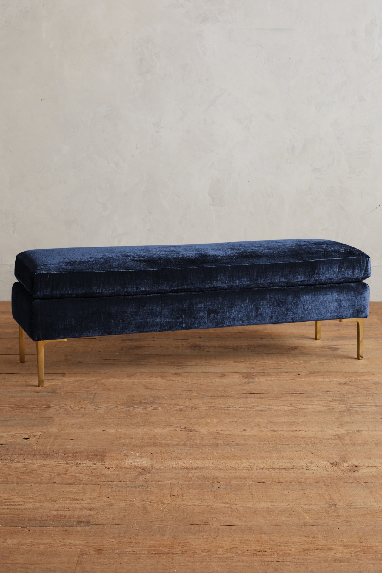 Slub Velvet Edlyn Bench