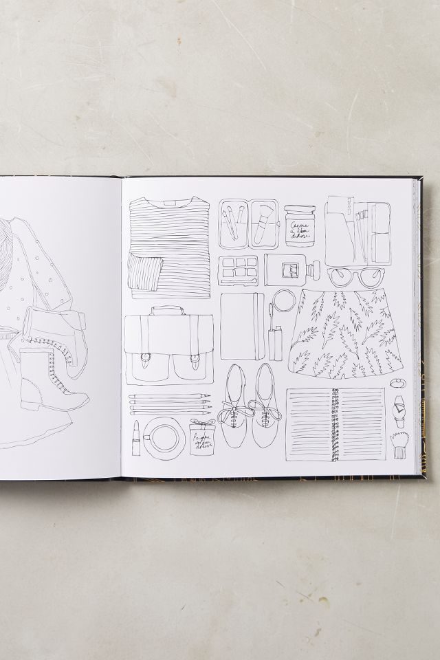 Paris Street Style Coloring Book #3