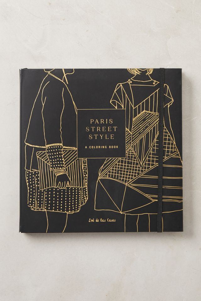 Paris Street Style Coloring Book Anthropologie