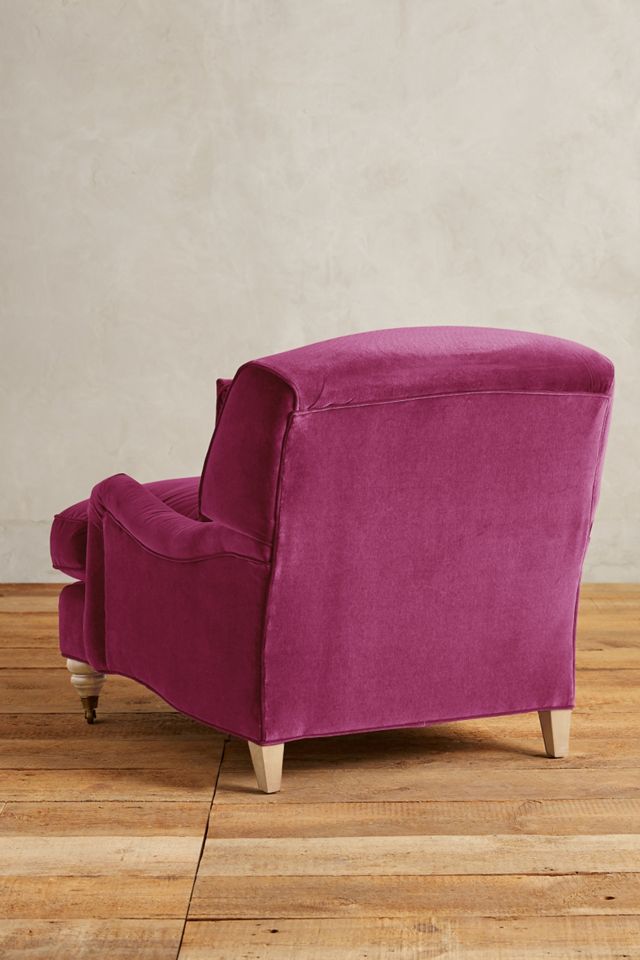 Velvet Glenlee Chair, Wilcox #1