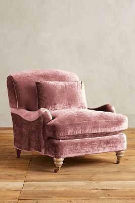 Anthropologie deals velvet chair