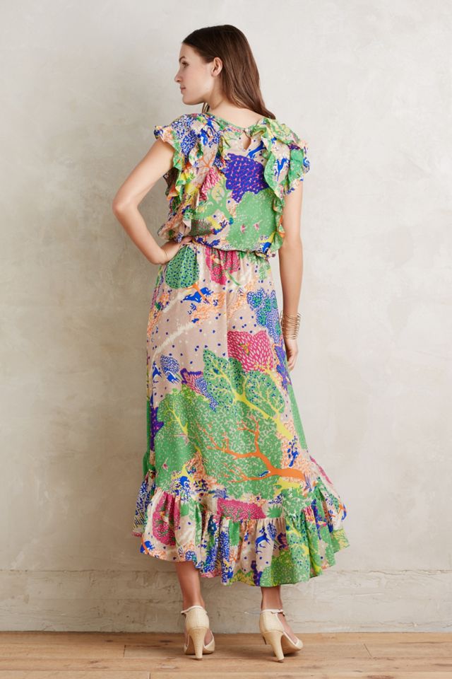 Cebu Silk Maxi Dress  #1