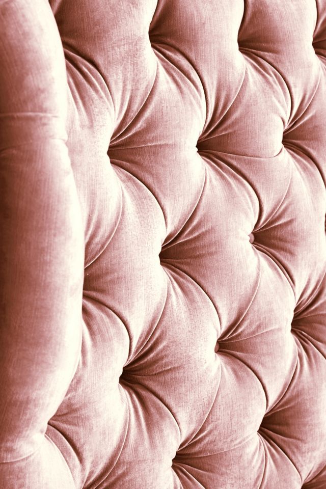 Slub Velvet Tufted Wingback Headboard #3