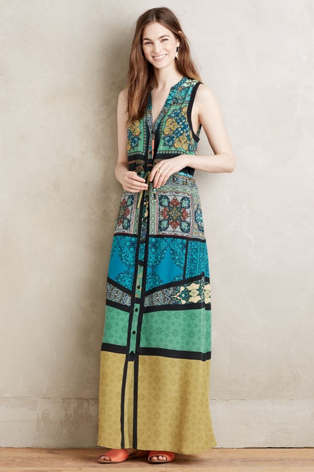 Ezora Silk Maxi Dress #1