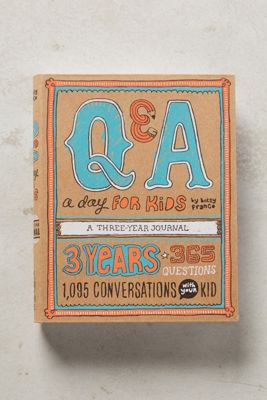 Q&A A Day For Kids: A Three-Year Journal